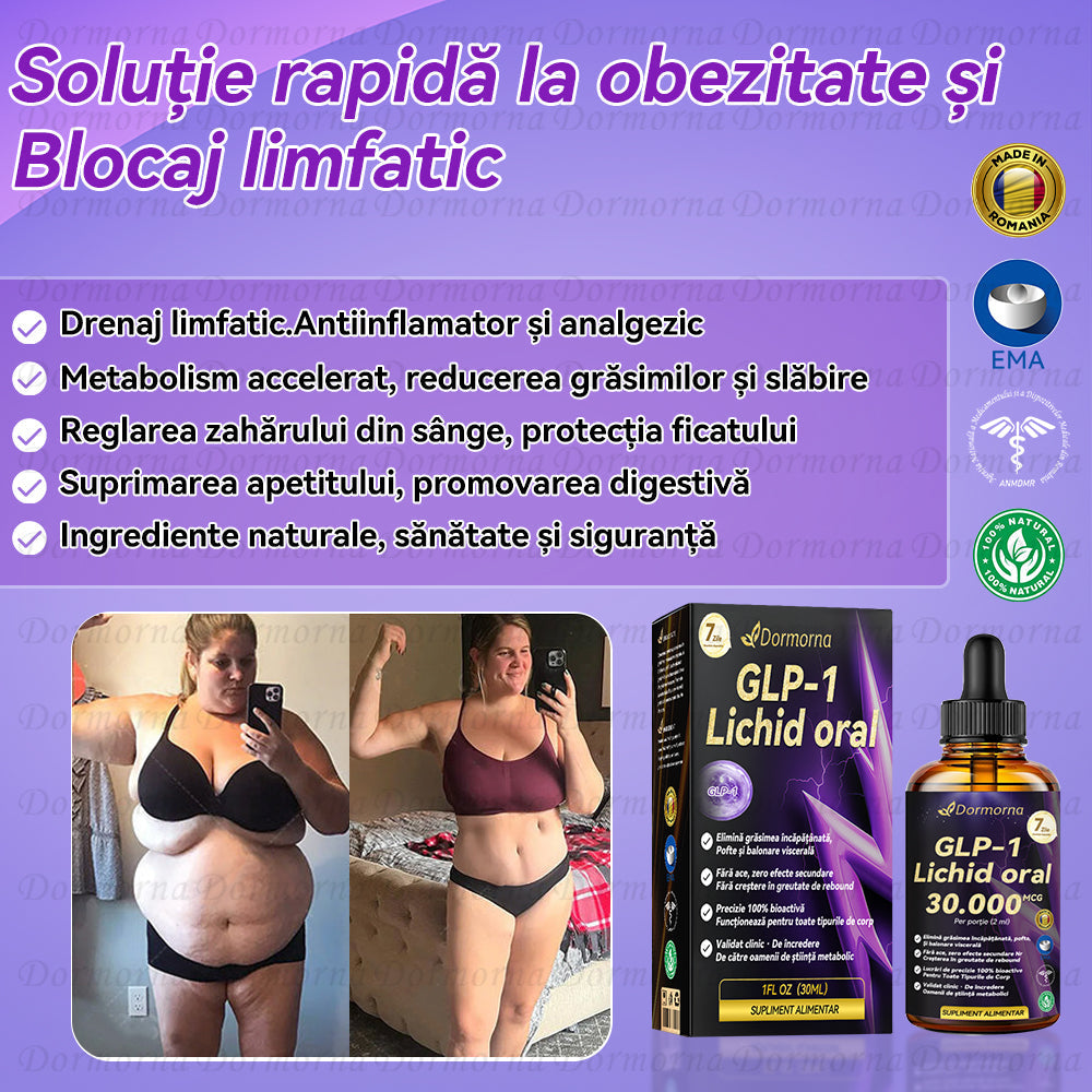 Recomandat de Spitalul Universitar Bucuresti| Magazin oficial | 𝐃𝐨𝐫𝐦𝐨𝐫𝐧𝐚®🧚♀️𝐆𝐋𝐏-𝟏 𝐋𝐢𝐜𝐡𝐢𝐝 𝐨𝐫𝐚𝐥--✅Programe revoluționare de control științific al zahărului GLP-1 și de scădere în greutate