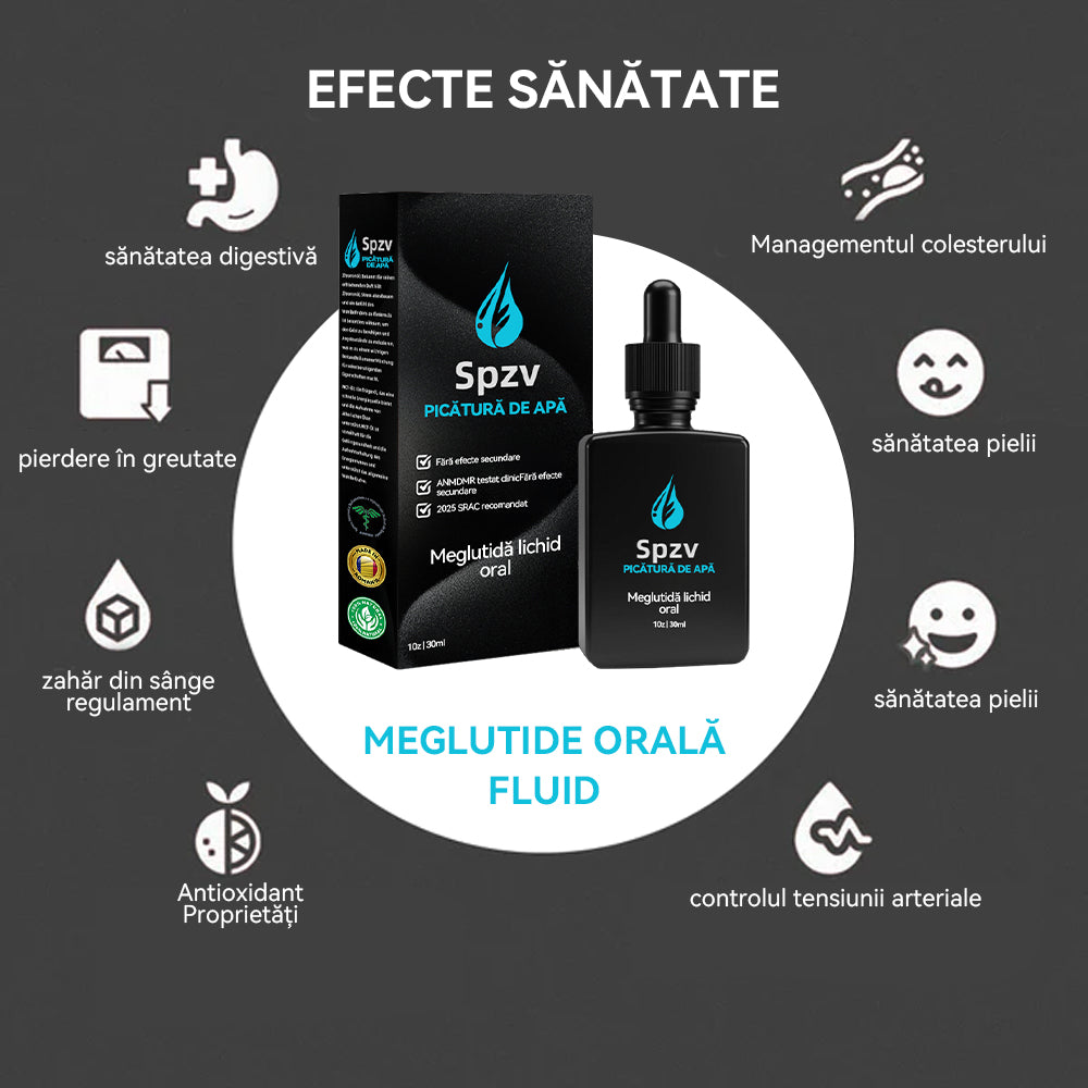 🦀🦀𝑺𝐩𝐳𝐯™ 𝐌𝐞𝐠𝐥𝐮𝐭𝐢𝐝ă 𝐥𝐢𝐜𝐡𝐢𝐝 𝐨𝐫𝐚𝐥 (Un produs alimentar de ardere a grăsimilor dezvoltat de Universitatea de Medicină și Farmacie Carol Davila din București și foarte recomandat de ANSVSA!)