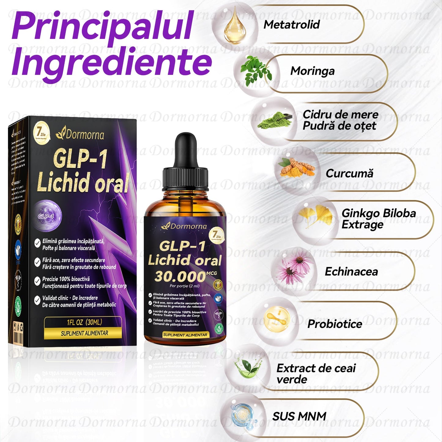 Recomandat de Spitalul Universitar Bucuresti| Magazin oficial | 𝐃𝐨𝐫𝐦𝐨𝐫𝐧𝐚®🧚♀️𝐆𝐋𝐏-𝟏 𝐋𝐢𝐜𝐡𝐢𝐝 𝐨𝐫𝐚𝐥--✅Programe revoluționare de control științific al zahărului GLP-1 și de scădere în greutate