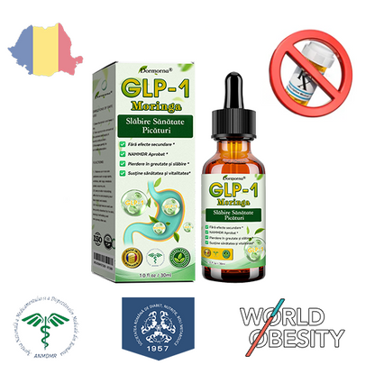 𝐃𝐨𝐫𝐦𝐨𝐫𝐧𝐚® GLP-1 Moringa Slăbire Sănătate Picături( 👨‍⚕️Arzător de grăsimi de calitate alimentară - Dezvoltat de Societatea Obezității)