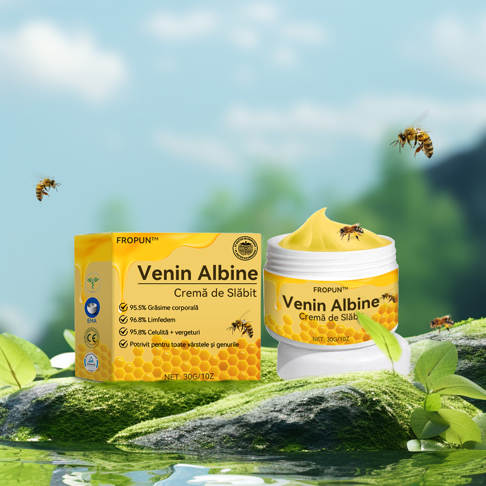 🧚🏻‍♂️𝑭𝑹𝑶𝑷𝑼𝑵™ Venin Albine Cremă de Slăbit⭐(Pentru toate problemele de limfă și obezitate)