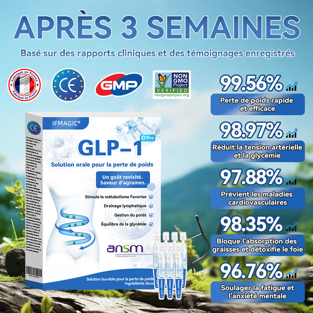 𝐈𝐅𝐌𝐀𝐆𝐈𝐂® 𝐆𝐋𝐏-𝟏 𝐏𝐫𝐨 𝐒𝐨𝐥𝐮𝐭𝐢𝐨𝐧 𝐨𝐫𝐚𝐥𝐞 𝐩𝐨𝐮𝐫 𝐥𝐚 𝐩𝐞𝐫𝐭𝐞 𝐝𝐞 𝐩𝐨𝐢𝐝𝐬🌼💖