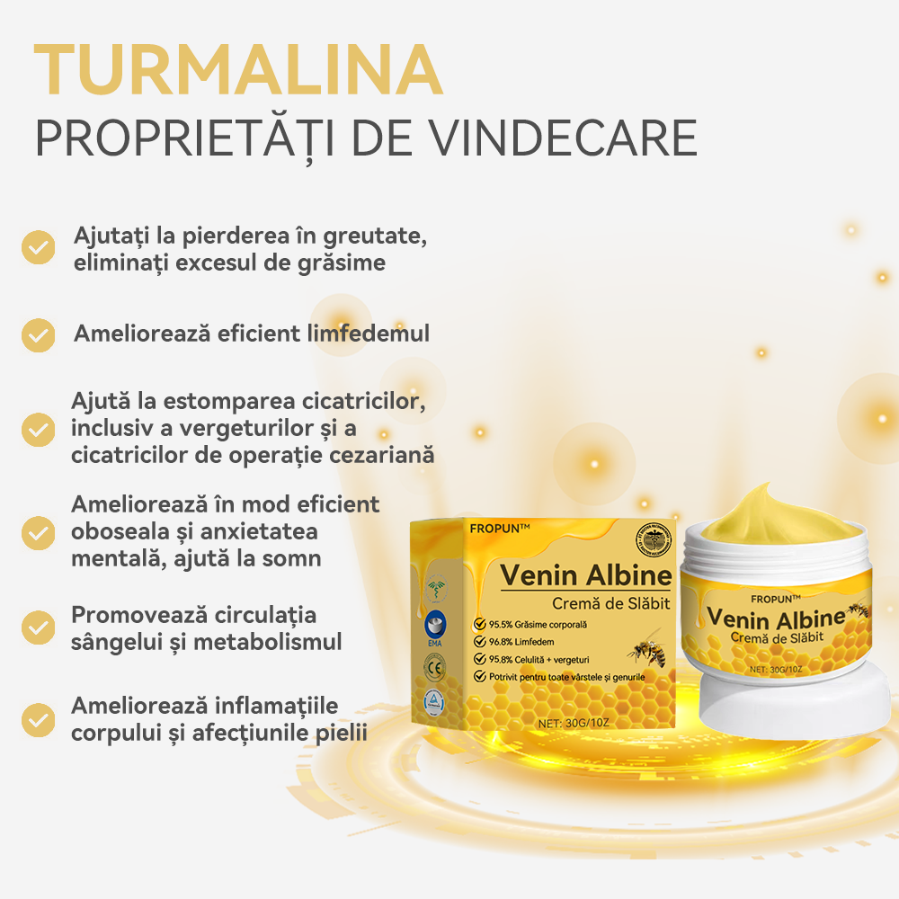 🧚🏻‍♂️𝑭𝑹𝑶𝑷𝑼𝑵™ Venin Albine Cremă de Slăbit⭐(Pentru toate problemele de limfă și obezitate)