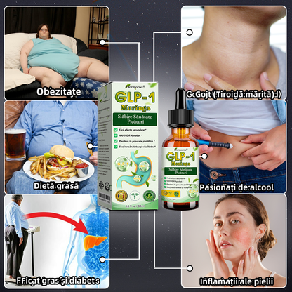 𝐃𝐨𝐫𝐦𝐨𝐫𝐧𝐚® GLP-1 Moringa Slăbire Sănătate Picături( 👨‍⚕️Arzător de grăsimi de calitate alimentară - Dezvoltat de Societatea Obezității)